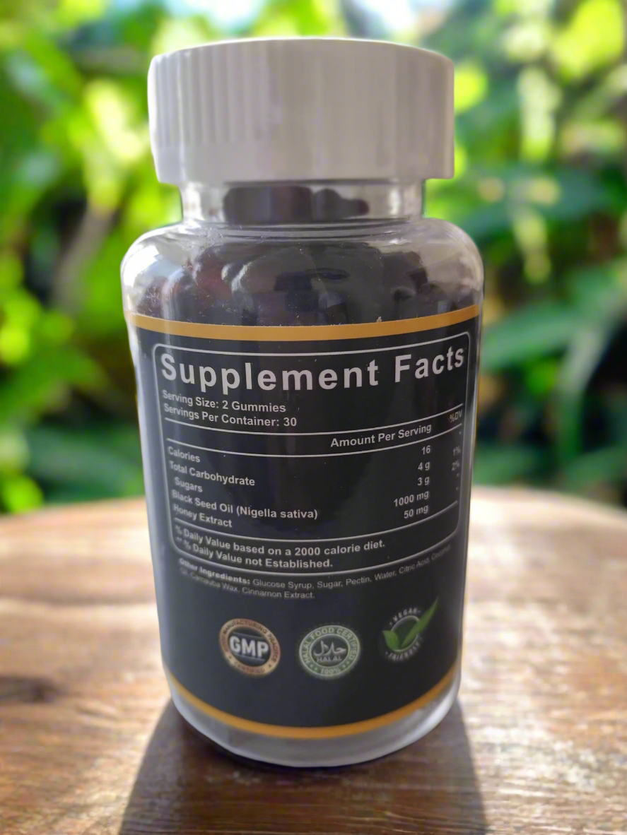 BLACK SEED GUMMIES infused with honey