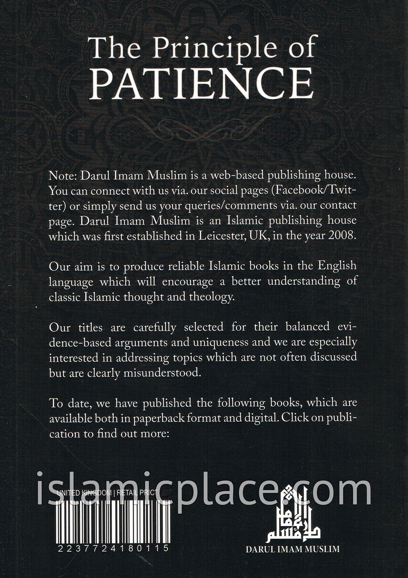 The principles of patience
