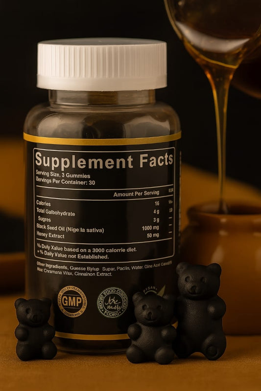 BLACK SEED GUMMIES infused with honey