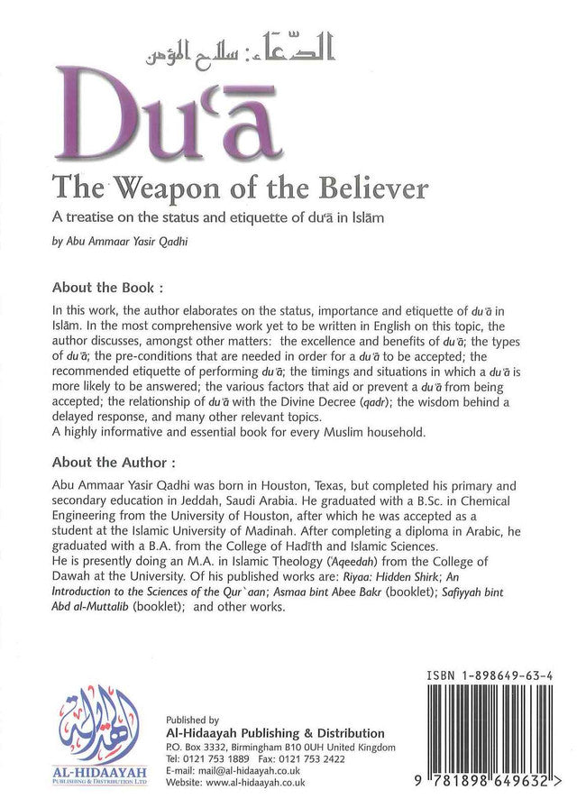 DUA the weapon of the believers