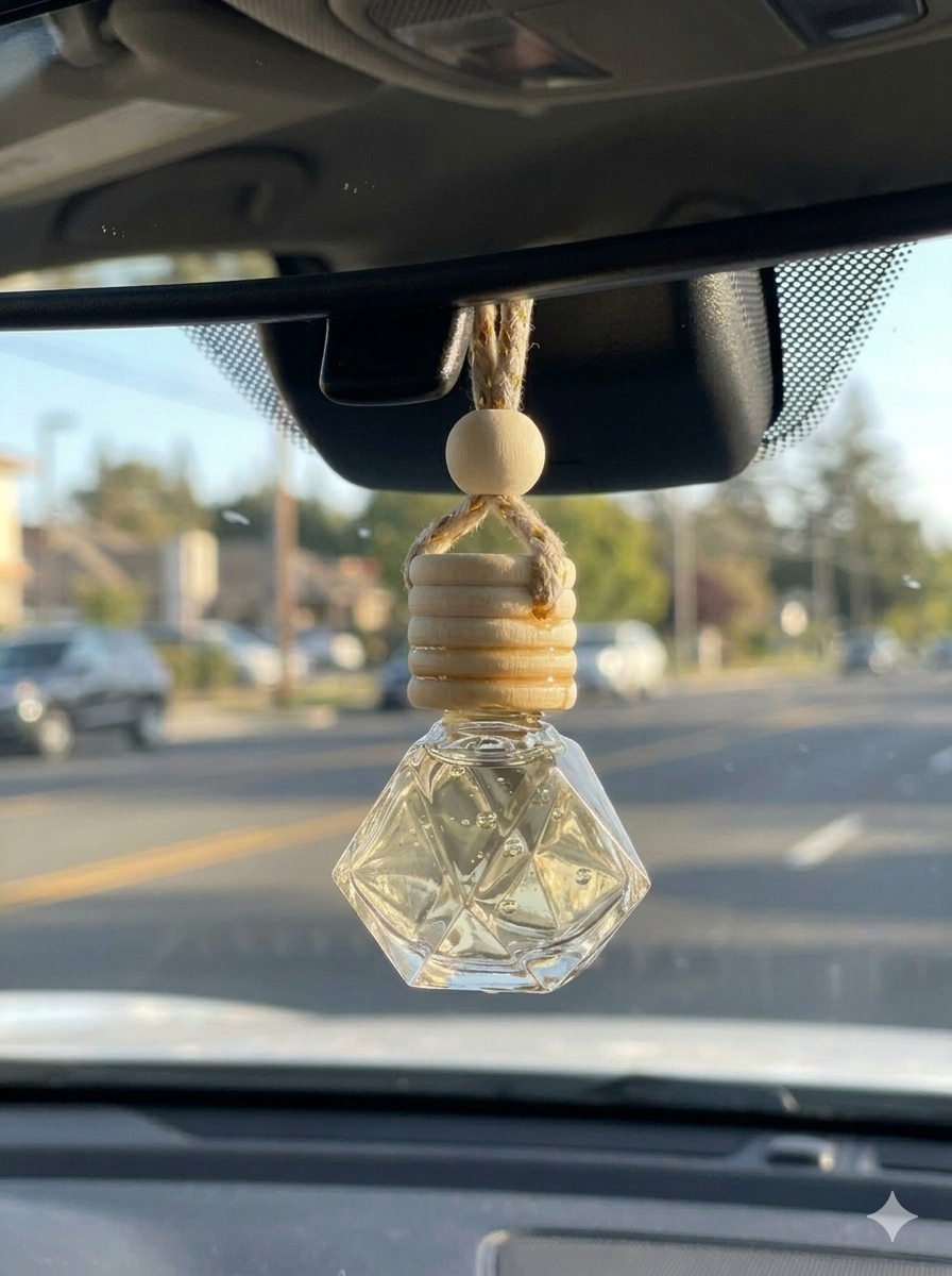 Hanging car freshener